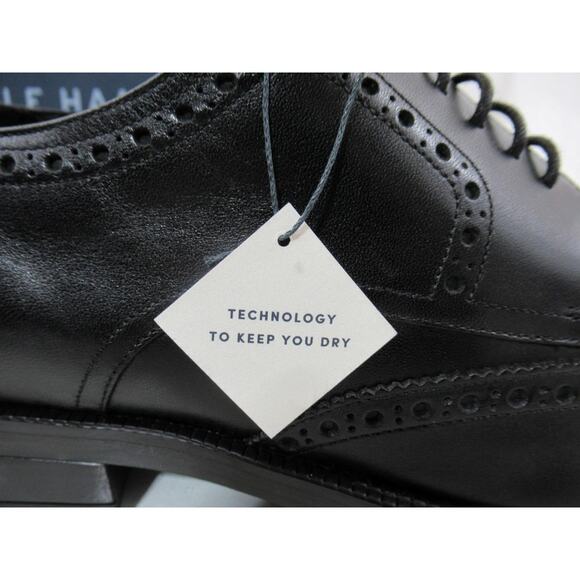 Men's Cole Haan Modern Essentials Wing Oxford Shoes Black Waterproof Size 11.5 - Picture 8 of 9